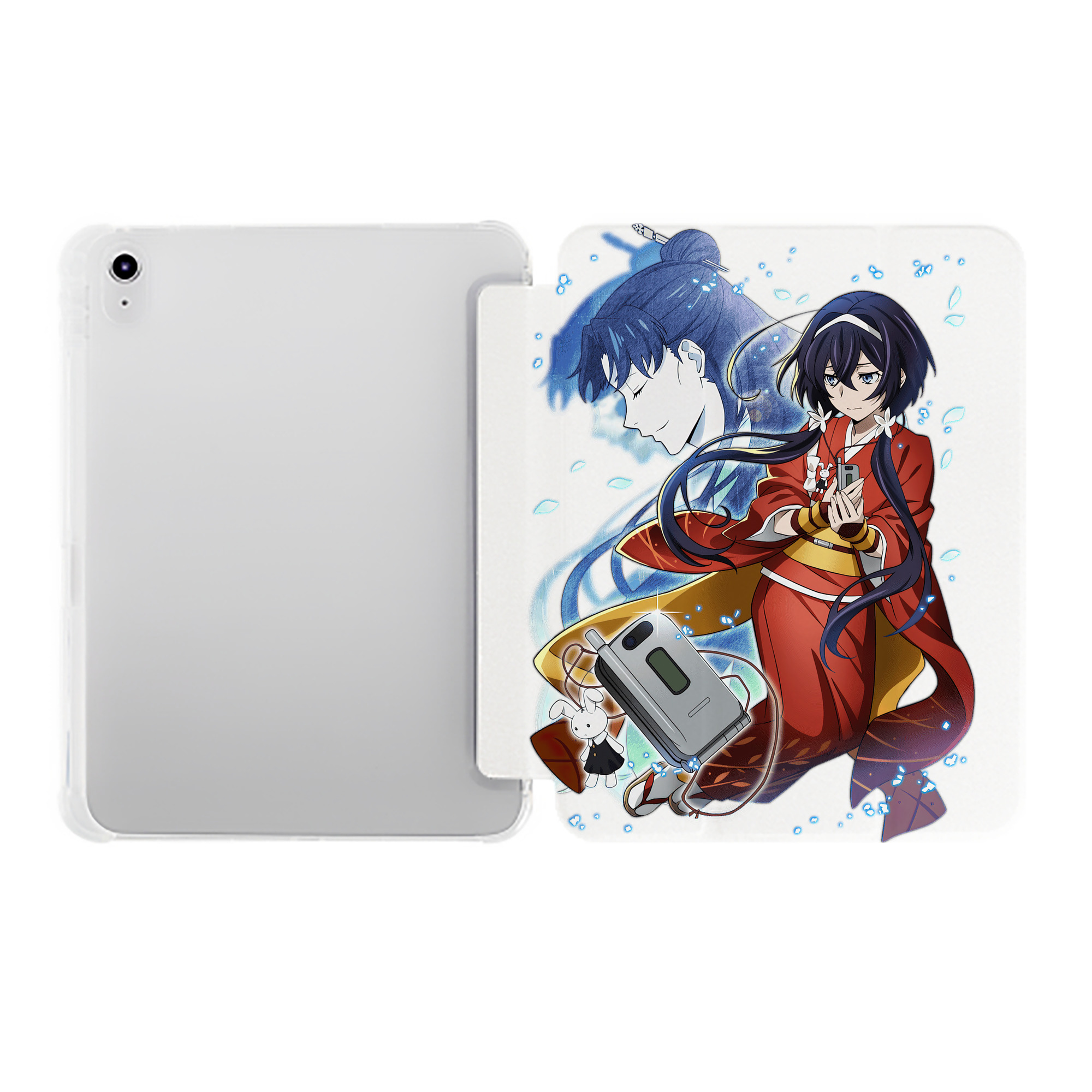 （画像用） 文豪ストレイドッグス Bungo Stray Dogs IPad ケース ペン収納付き 三つ折りスタンド PUレザー×シリコン 対応機種9.5/10.5/10.9インチ